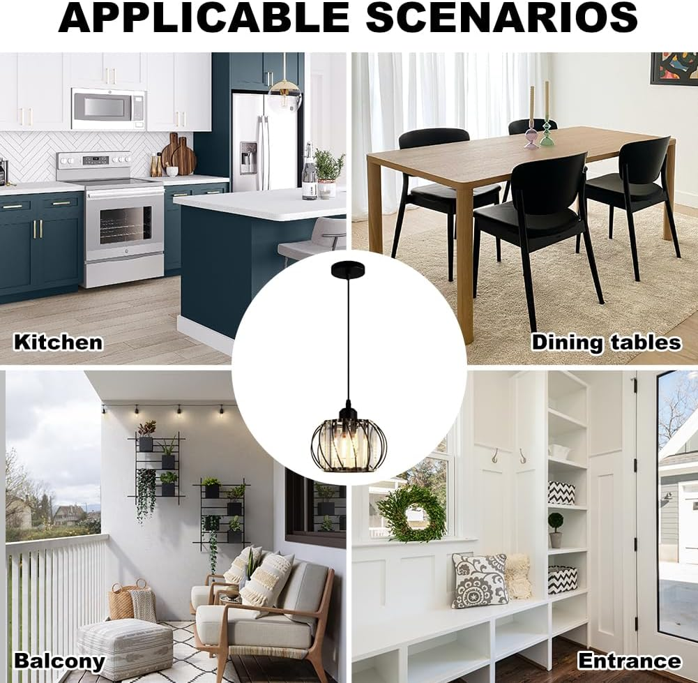 Nordic Scandinavian Glass Kitchen Lights Pendant Lights for Kitchen Island