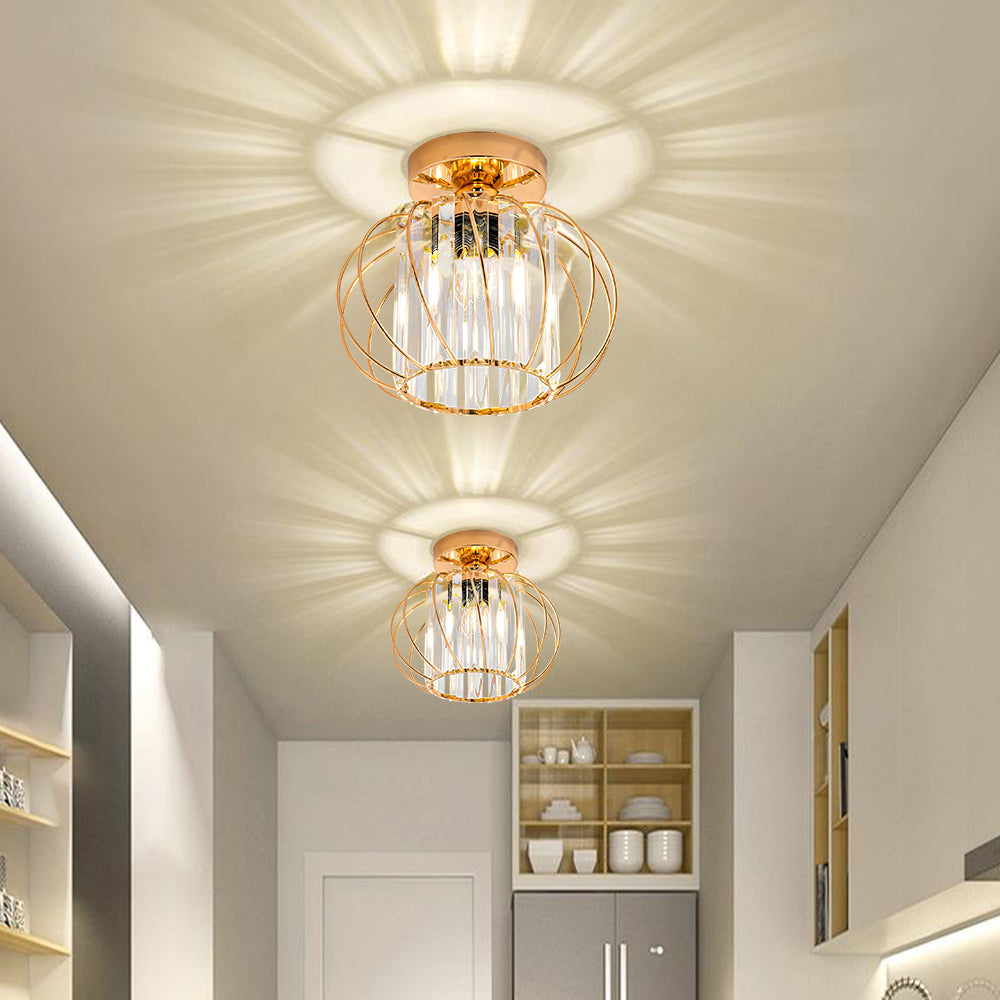 Nordic Luxury Glass Hallway Ceiling Lighting