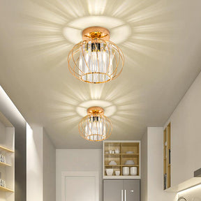 Set of 2 Simple Luxury Glass Hallway Ceiling Light