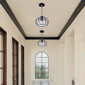 Nordic Simple Globular Glass Hallway Pendant Lighting