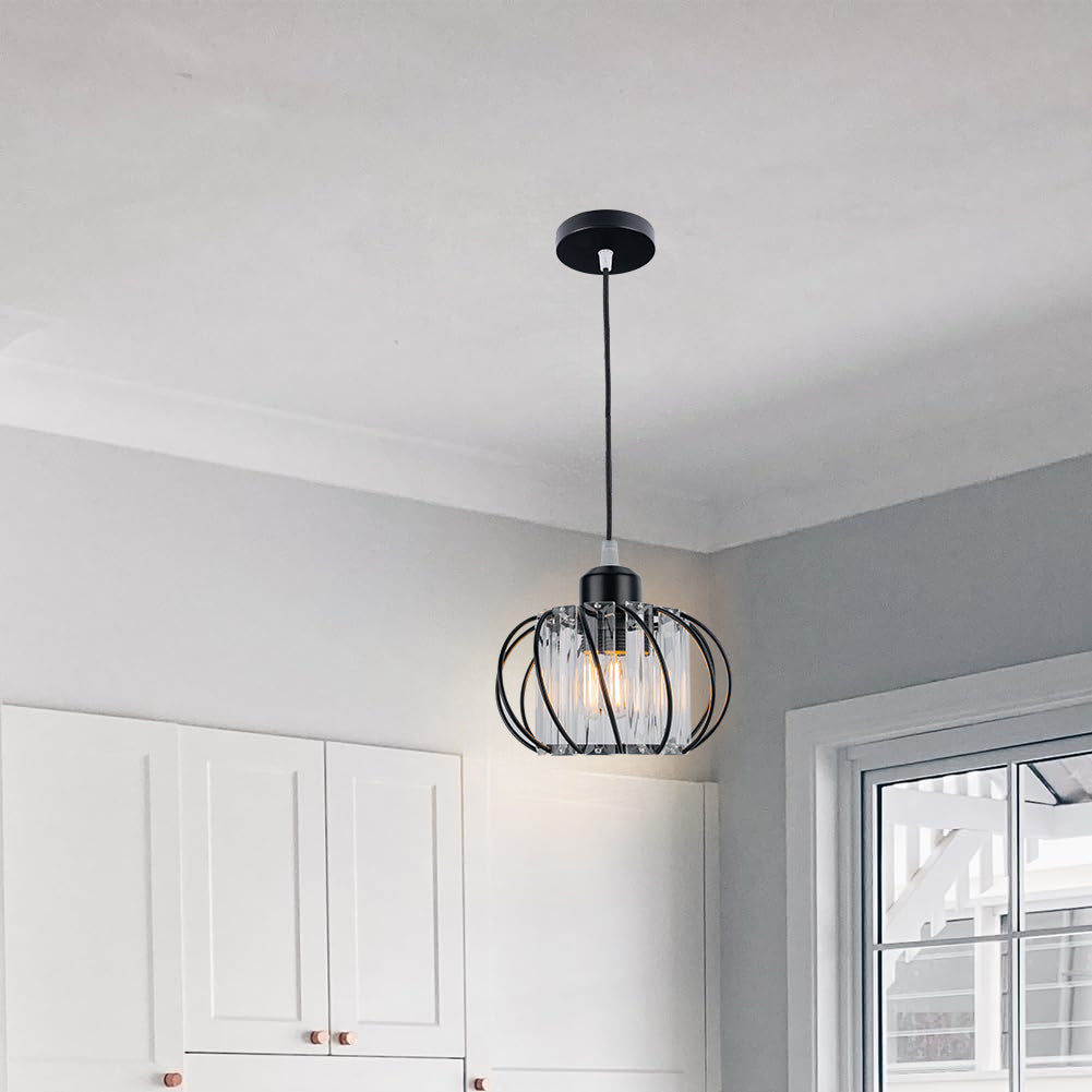 Nordic Simple Globular Glass Hallway Pendant Lighting