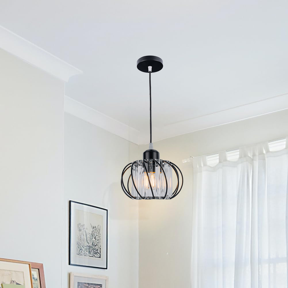 Nordic Simple Globular Glass Hallway Pendant Lighting
