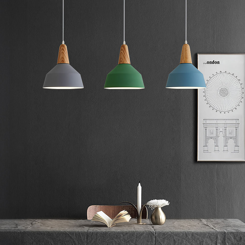 Nordic Simple Kitchen Island Colorful Pendant Lights