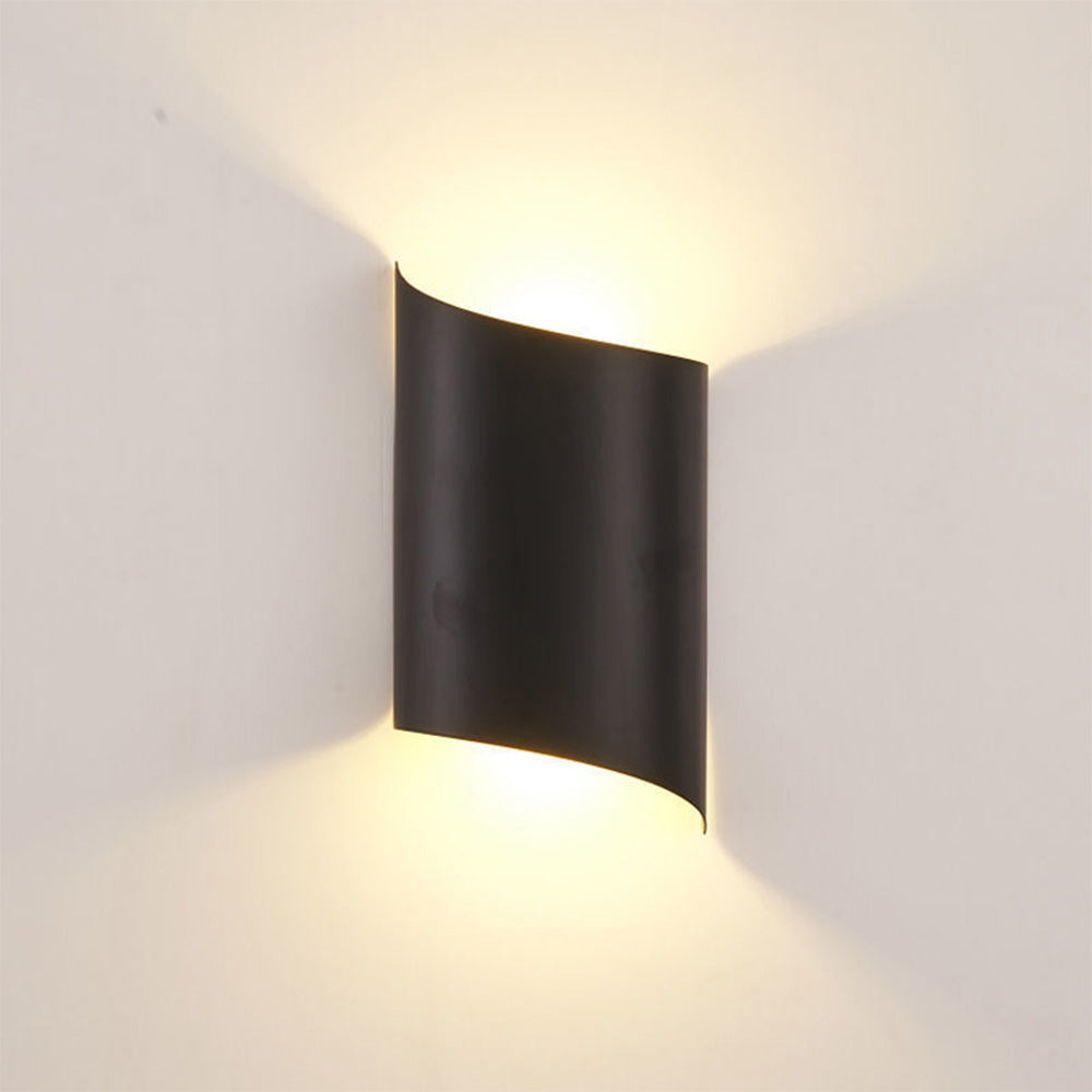 Functional Waterproof Aluminum Black LED Outdoor Wall Lights