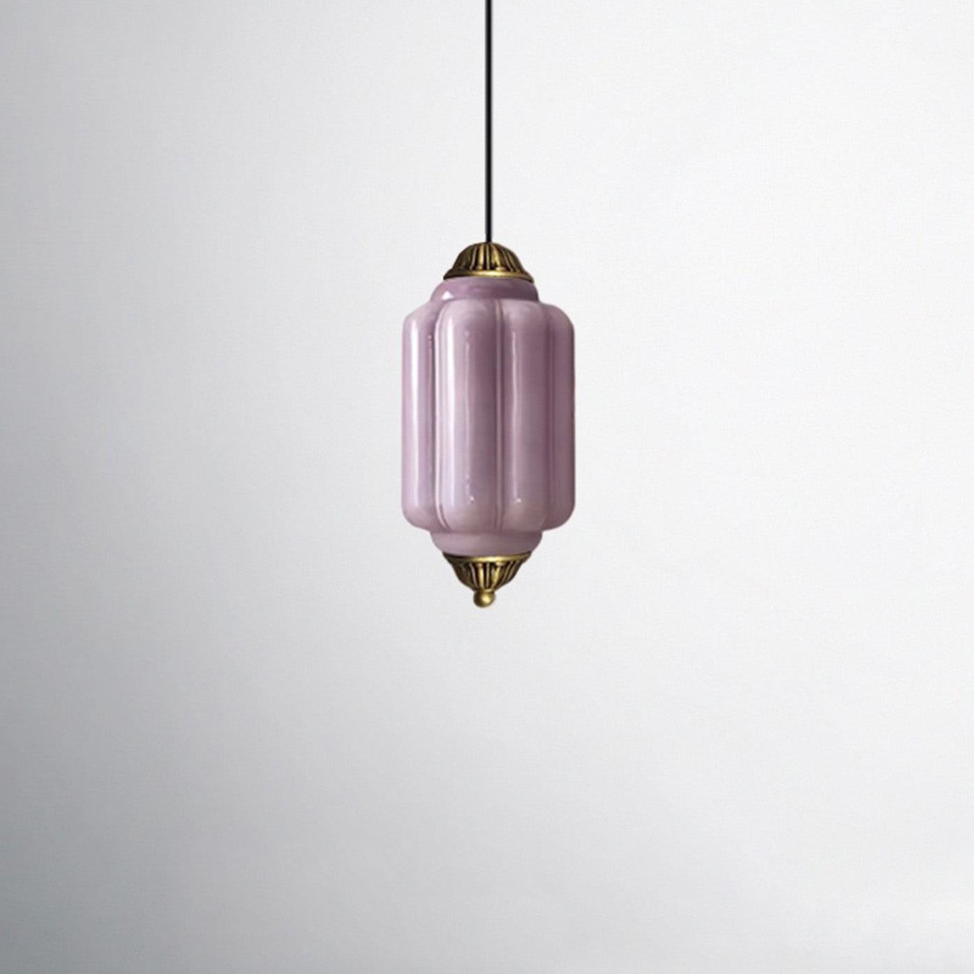 Modern Glass Light With Colored Glass Shade for Living Room