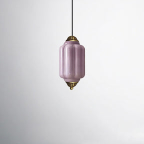 Modern Glass Light With Colored Glass Shade for Living Room