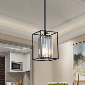 Contemporary Industrial Glass Pendant Light For Dining Room