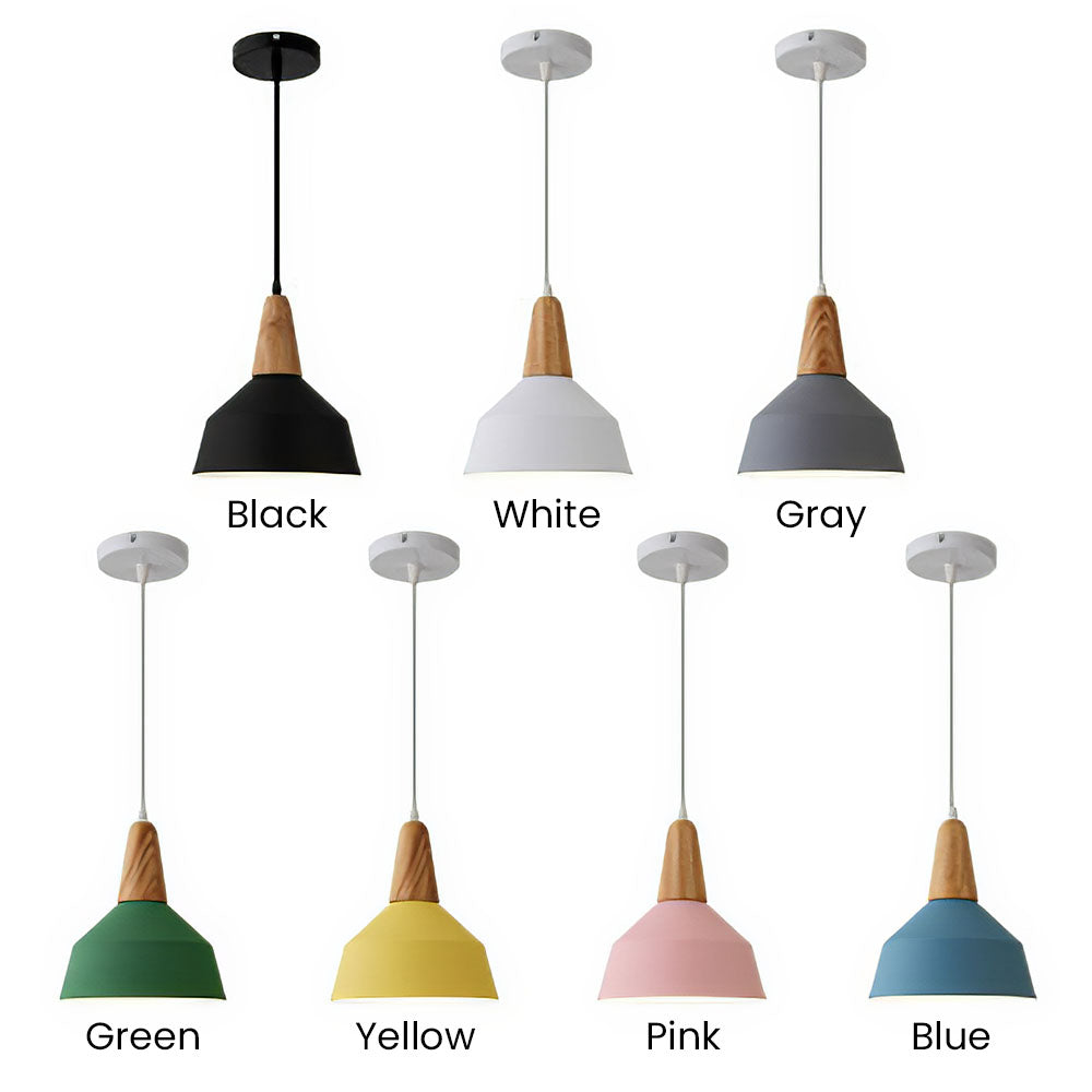 Nordic Simple Kitchen Island Colorful Pendant Lights