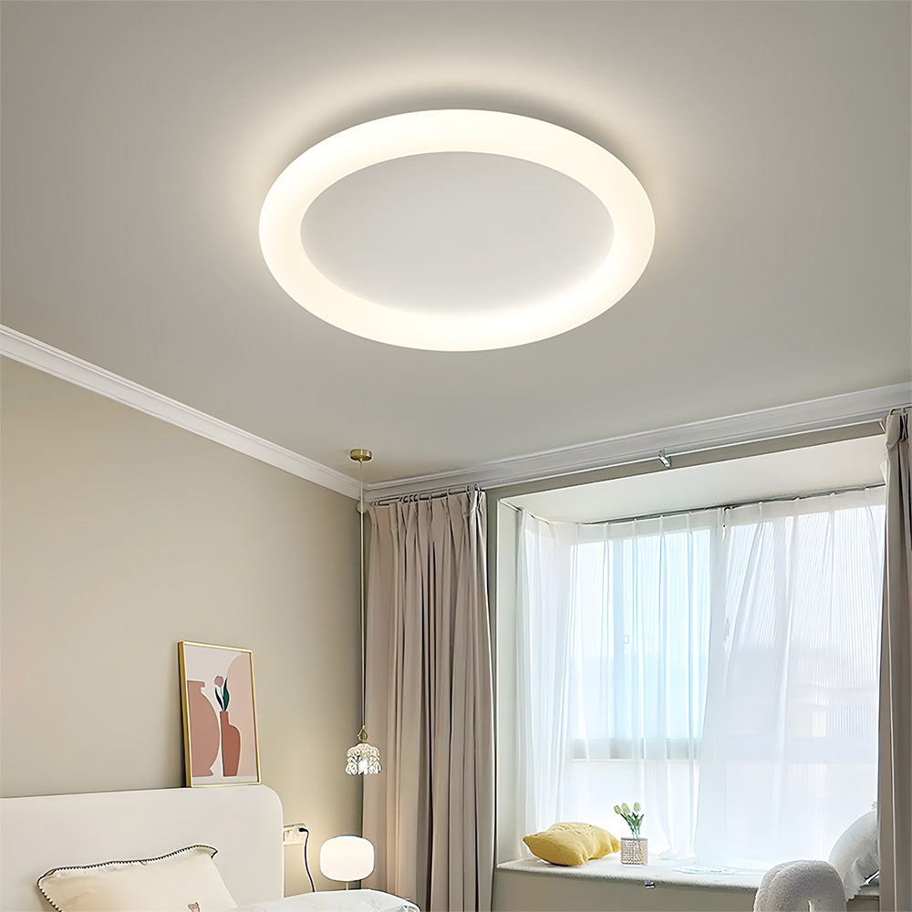 Minimalist Nordic White LED Ceiling Light For Living Room