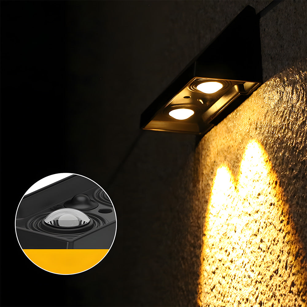 IP54 Waterproof Solar Outdoor Wall Lights for Garden and Fence, Dusk to Dawn