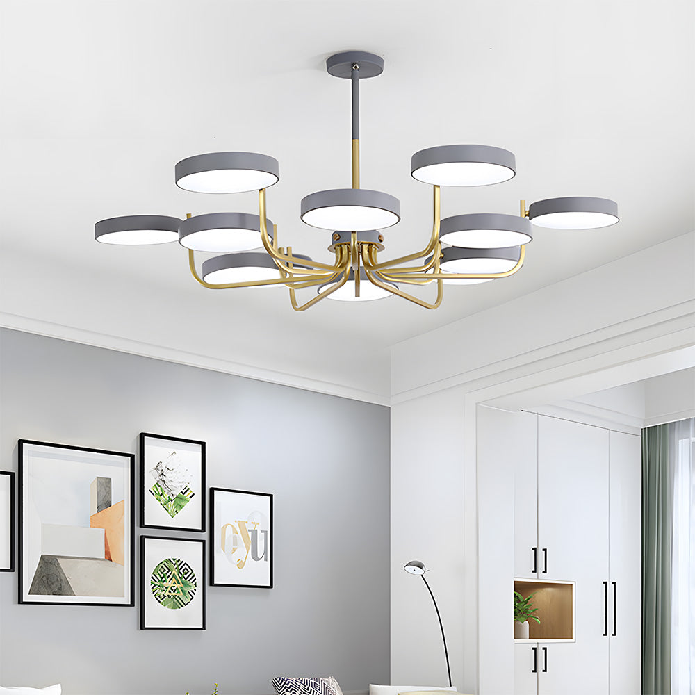 Nordic Creative Iron Living Room LED Ceiling Light