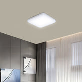 Modern Minimalist White Square Bedroom LED Ceiling Lights