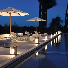 Minimalist Solar Garden Lights Waterproof Post Lights