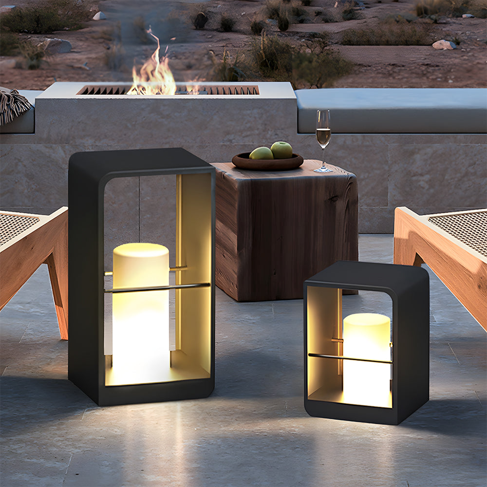 Minimalist Solar Garden Lights Waterproof Post Lights