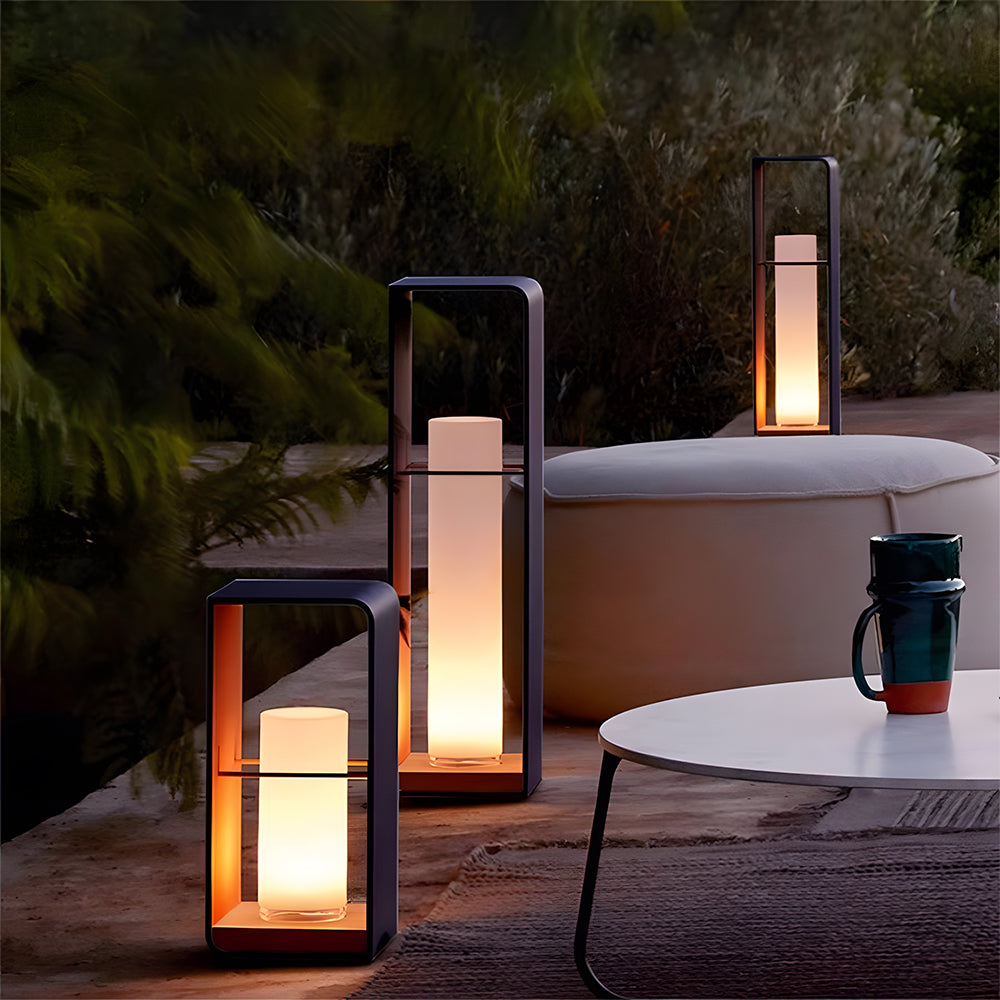 Minimalist Solar Garden Lights Waterproof Post Lights