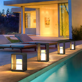Minimalist Solar Garden Lights Waterproof Post Lights