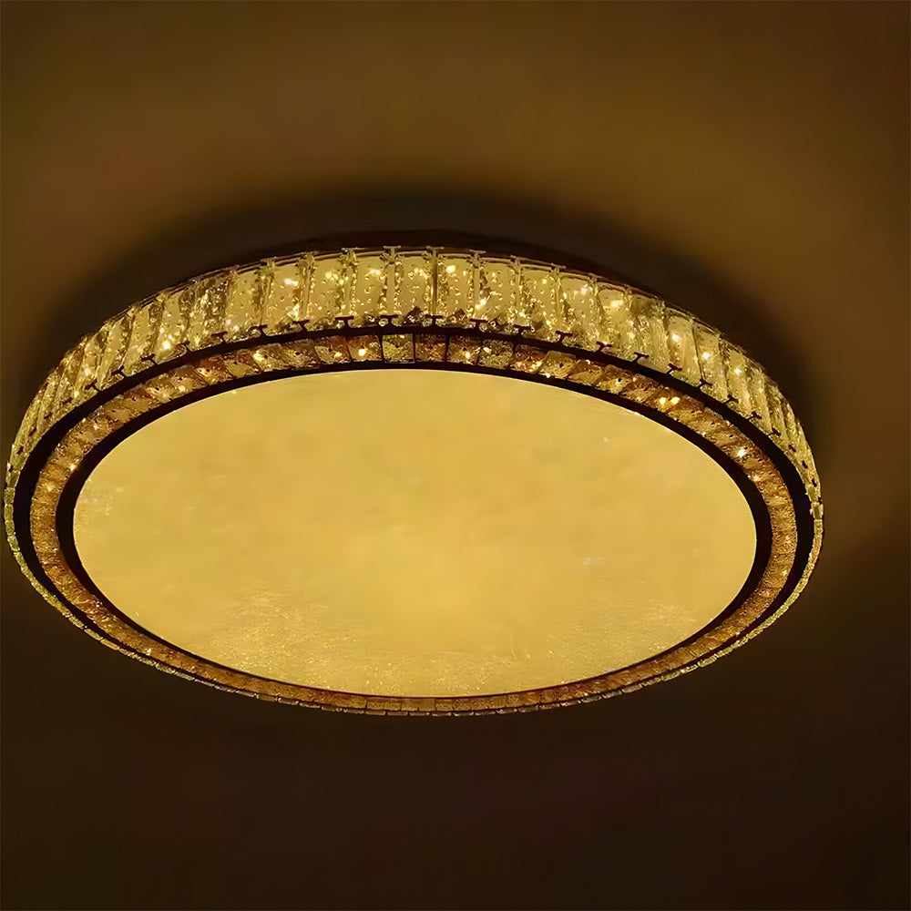 Minimalist Crystal Chandelier LED Flush Mount Ceiling Lights