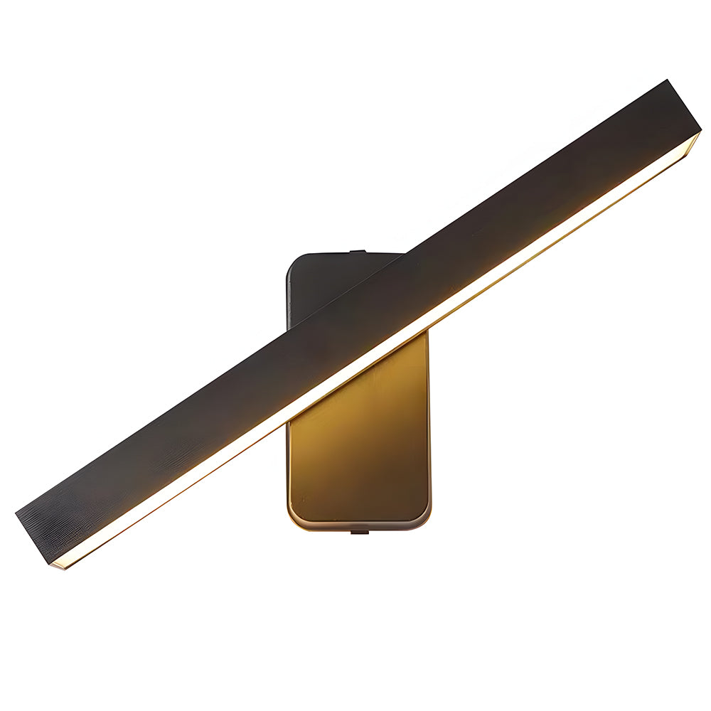 Retro IP65 Adjustable Black LED Outdoor Wall Lamp