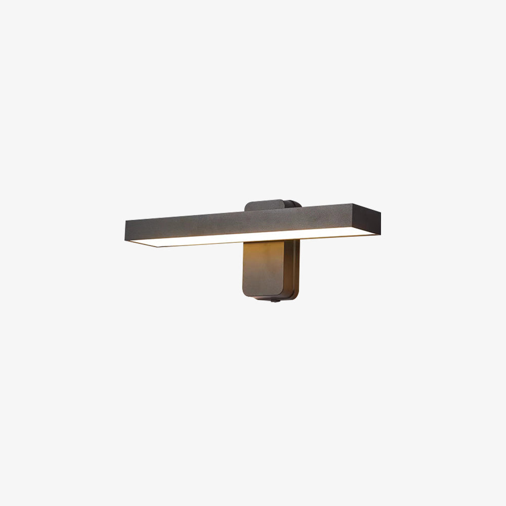 Retro IP65 Adjustable Black LED Outdoor Wall Lamp