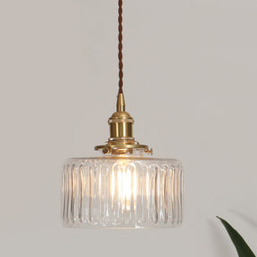 Vintage Glass Pendant Light