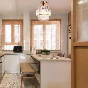 Luxury Glass Flush Mount Ceiling Light Fixture for Hallway Bedroom