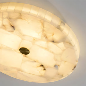 Modern Alabaster Flush LED Ceiling Lights for Living Room Bedroom