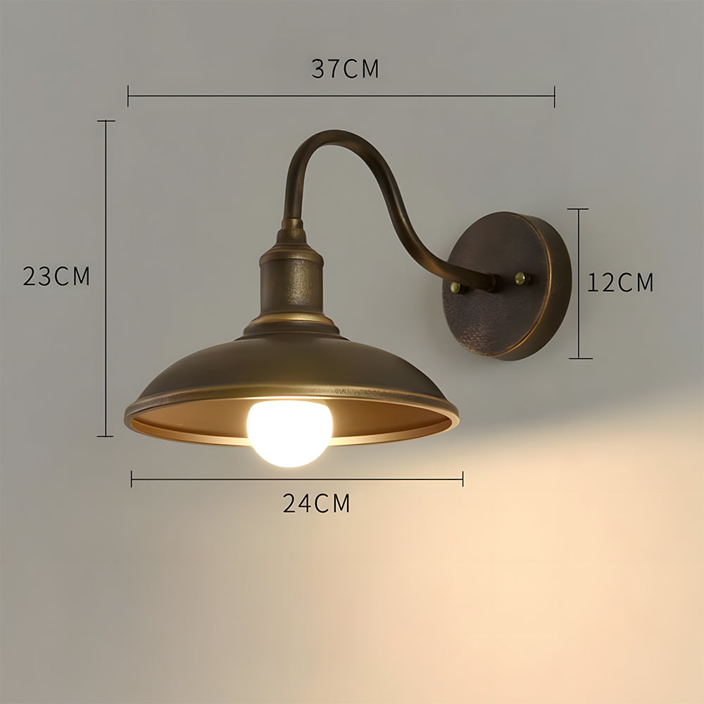Retro Industrial Waterproof Outdoor Wall Lights for Courtyard/Balcony