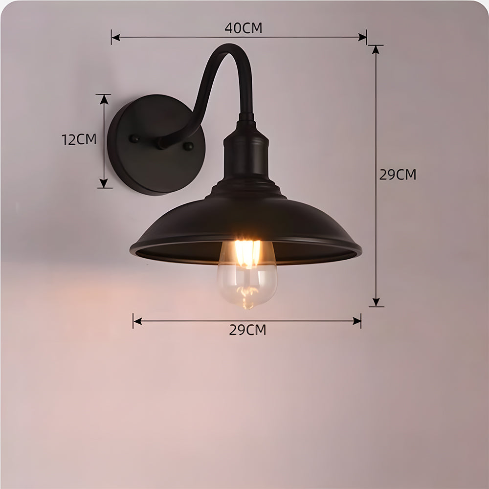 Retro Industrial Waterproof Outdoor Wall Lights for Courtyard/Balcony