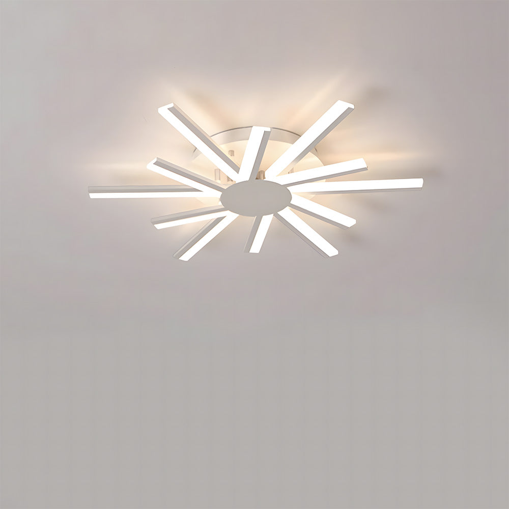 Stylish Multi Arm Acrylic LED Ceiling Lights for Living Room