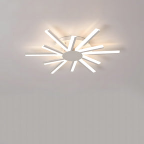 Stylish Multi Arm Acrylic LED Ceiling Lights for Living Room