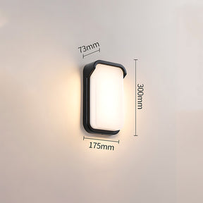 Stylish IP65 Aluminium PIR LED Outdoor Wall Lights for Patio