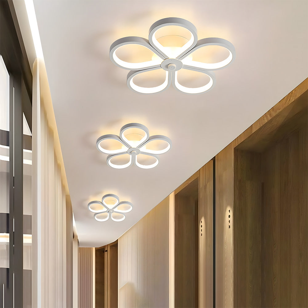 Contemporary LED Flush Mount Acrylic Ceiling Lights for Bedroom