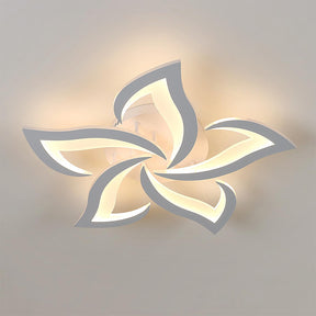 Contemporary Flower Shape Iron LED Ceiling Light For Living Room