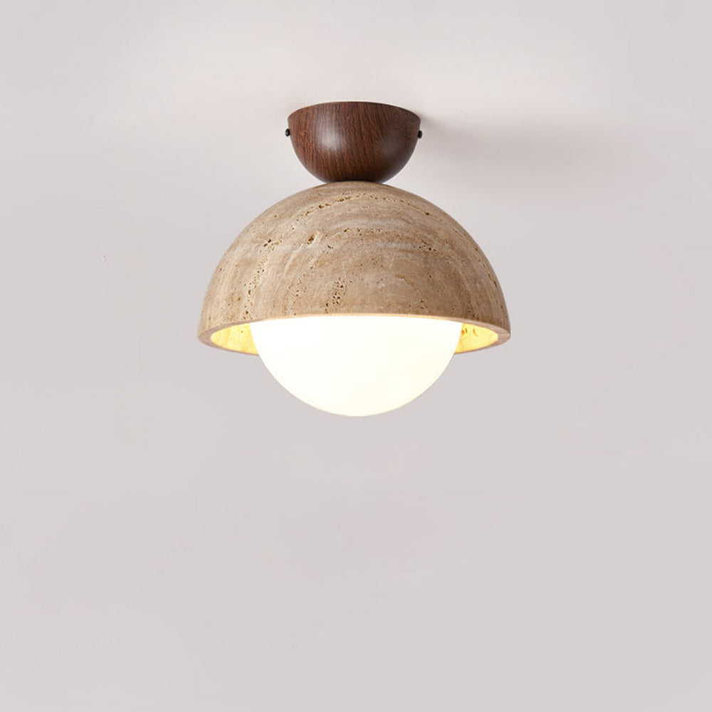 1-Bulb Stylish Stone Hallway Ceiling Lights