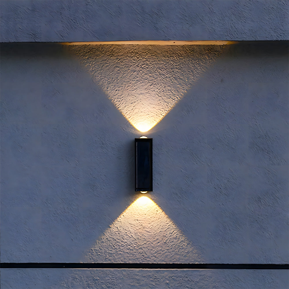 Up and down IP65 Solar LED Outdoor Wall Lights for Entryway