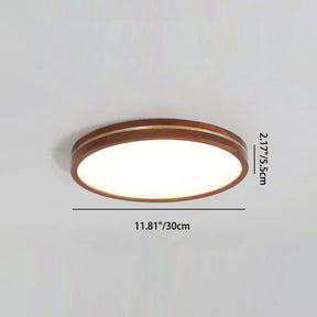 Simple Brown Dimmable LED Ceiling Light