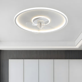 Modern LED Dimmable Ceiling Light Fan With Remote Light 6-Speed Adjustable Wind Speed