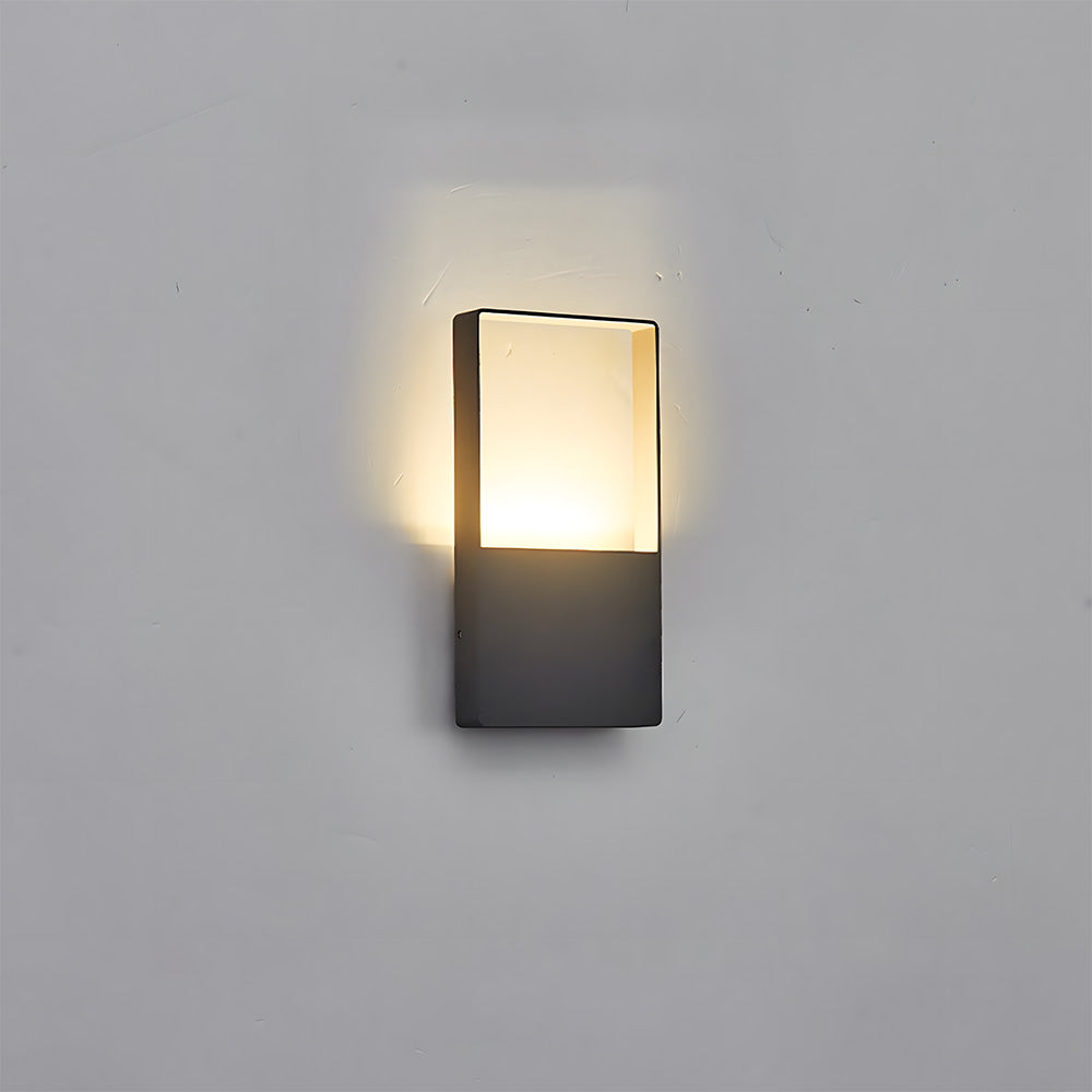 IP65 Aluminium Glass LED Outdoor Garden Wall Lights