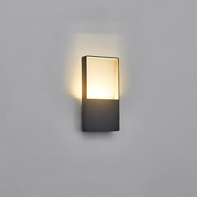 IP65 Aluminium Glass LED Outdoor Garden Wall Lights