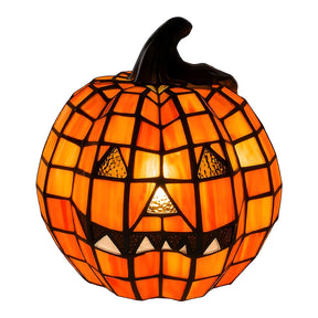 Halloween Glowing Pumpkin Decor Table Lamp for Bedroom Tabletop Decoration