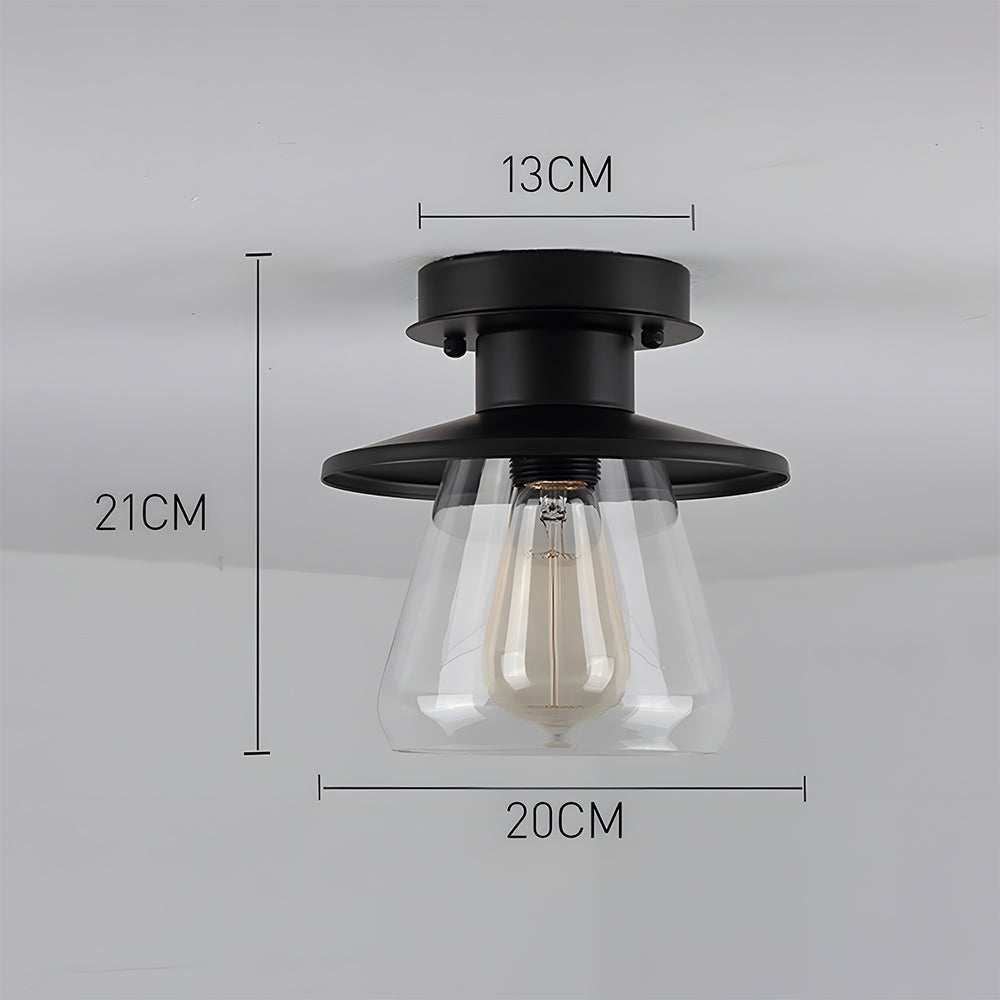 IP56 Vintage Outdoor Glass Ceiling Lights