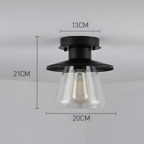 IP56 Vintage Outdoor Glass Ceiling Lights