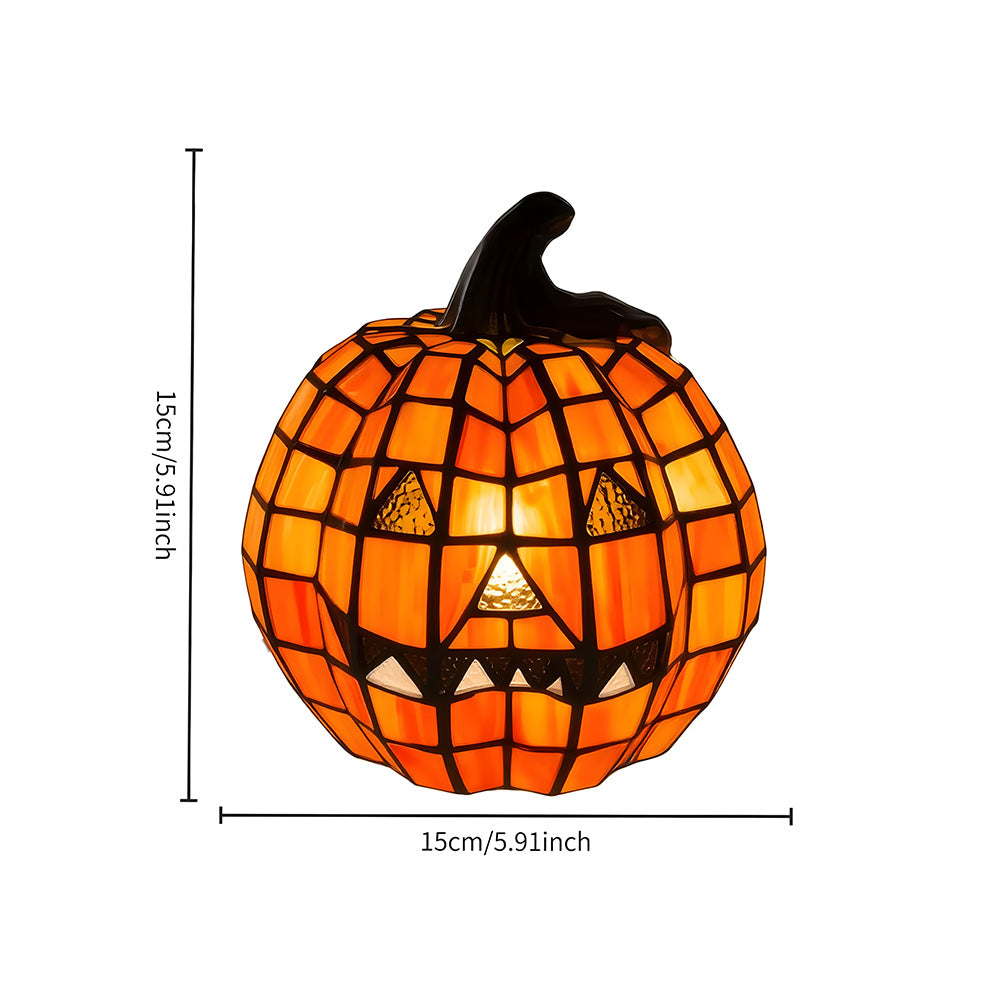 Halloween Glowing Pumpkin Decor Table Lamp for Bedroom Tabletop Decoration