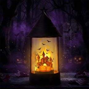 Halloween Indoor Decorations Castle Ghost LED Table Lamp for Night Party
