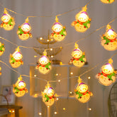 Indoor Decor Father Christmas Battery Powered String Lights