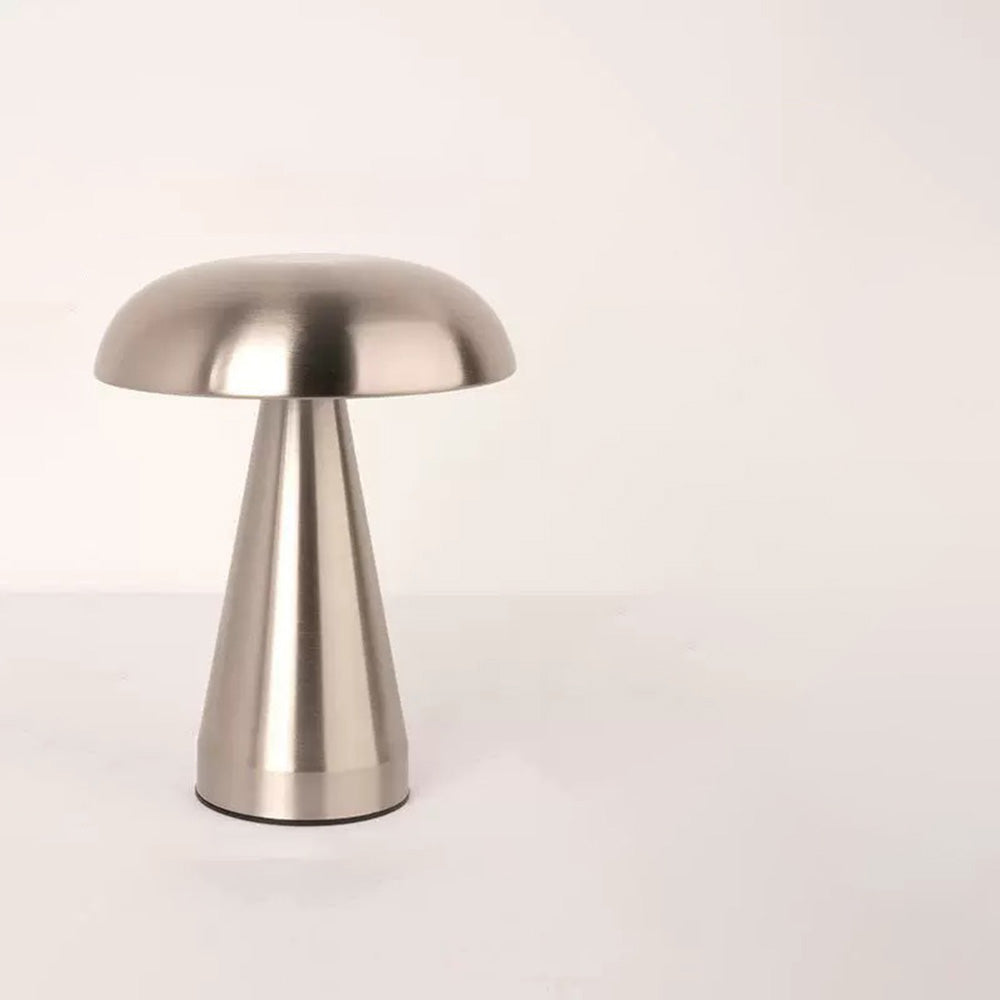 Danish Mushroom Metal Acrylic Rechargeable Dimmable Lamp for Study Bedroom