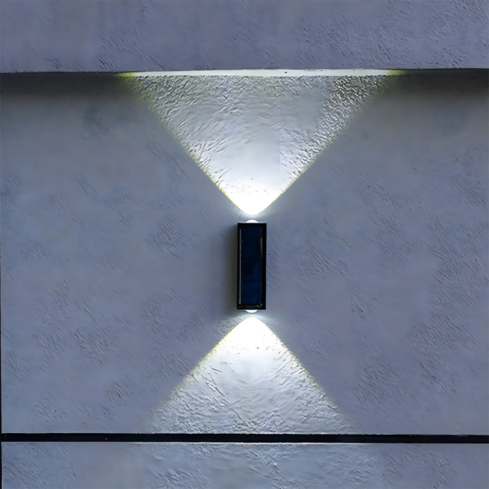 Up and down IP65 Solar LED Outdoor Wall Lights for Entryway