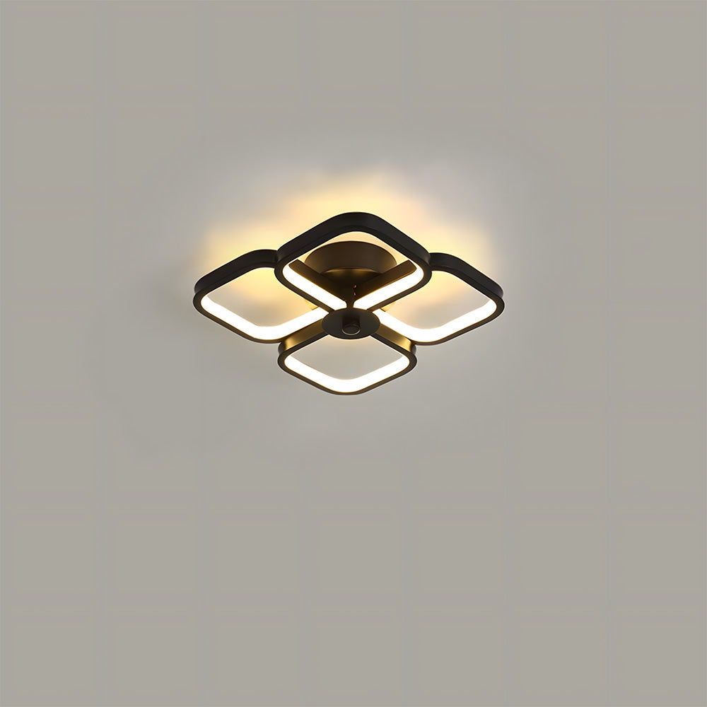 Contemporary LED Flush Mount Acrylic Ceiling Lights for Bedroom