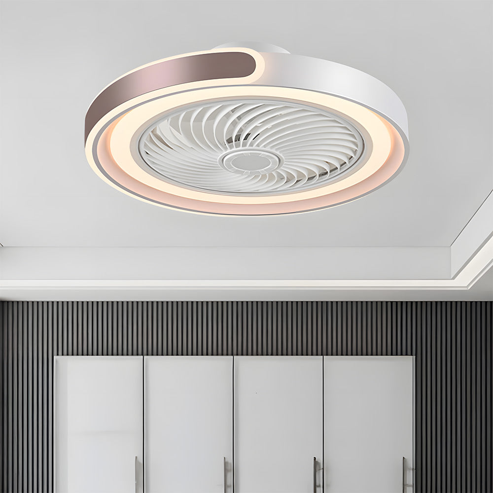 Modern LED Dimmable Ceiling Fan With Remote Light