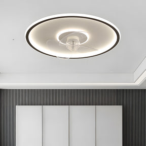 Modern LED Dimmable Ceiling Light Fan With Remote Light 6-Speed Adjustable Wind Speed